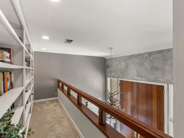 a view of an entryway with seating