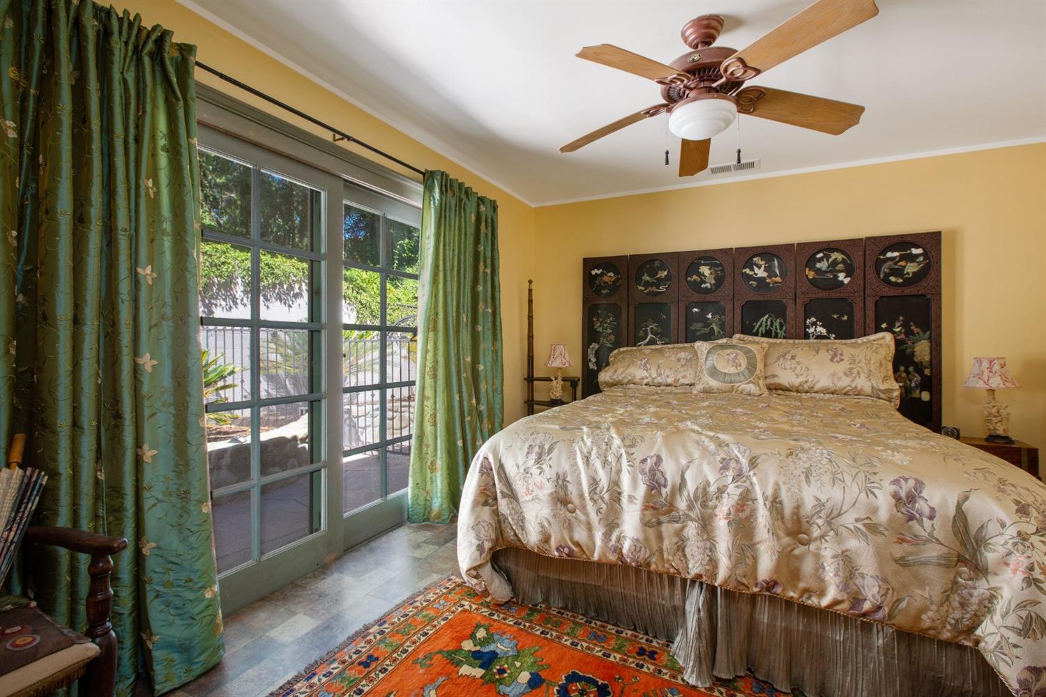 267 Fairview Road Ojai, CA 93023 - Photo 14 of 50 a bed sitting in a bedroom next to a window