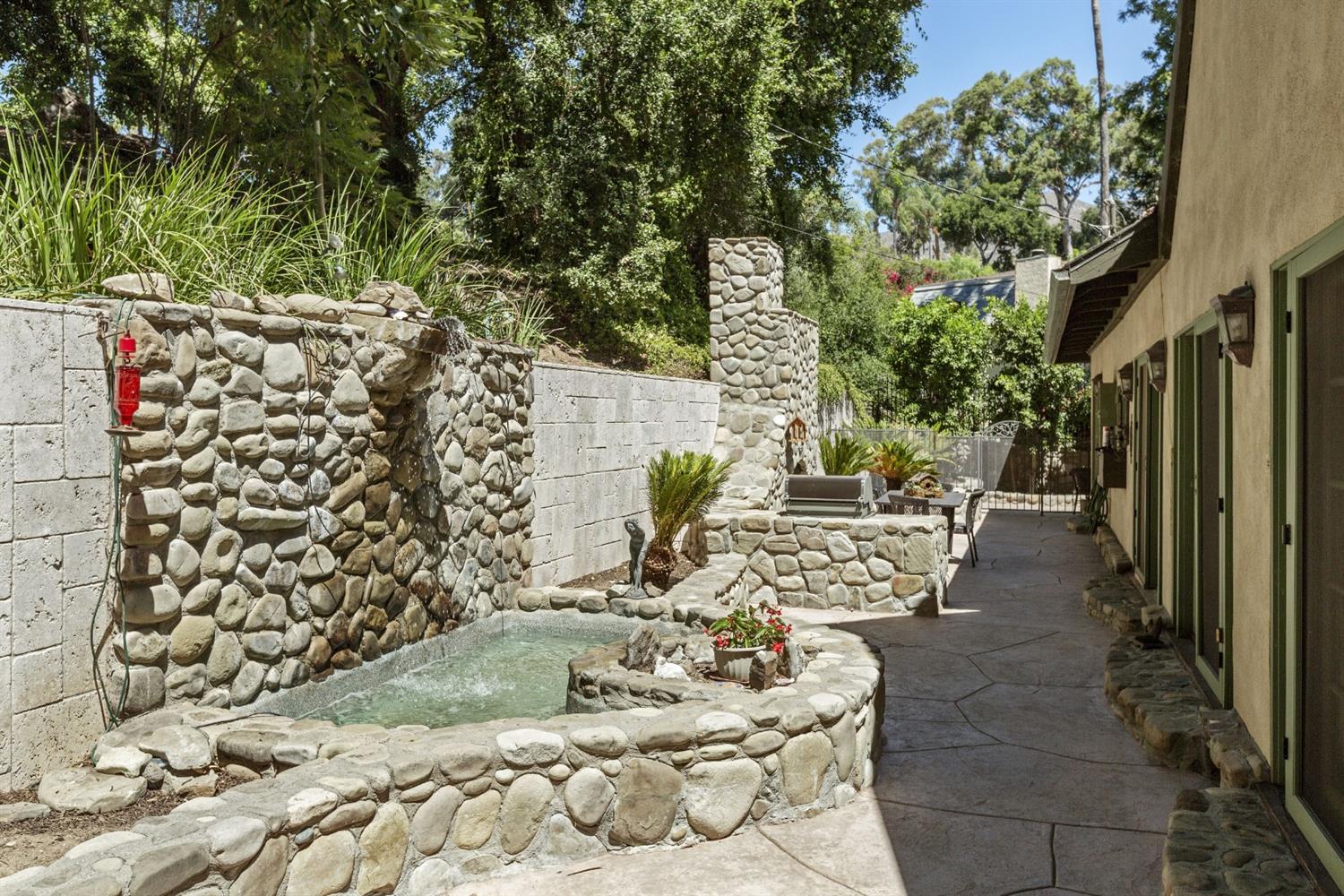 267 Fairview Road Ojai, CA 93023 - Photo 29 of 50 a view of a chairs and table in the patio