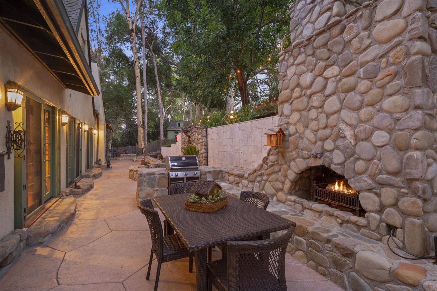 267 Fairview Road Ojai, CA 93023 - Photo 50 of 50 a backyard of a house with table and chairs