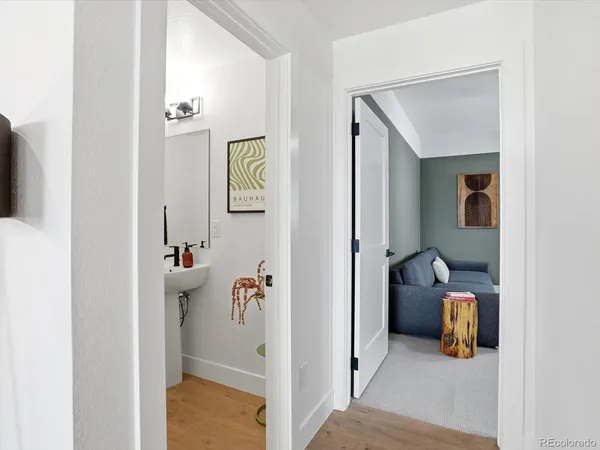 a bed room with furniture and a window