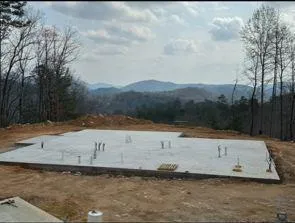 a view of a pathway with a wrought fence