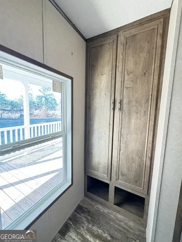 a view of a house with a patio