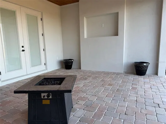 a view of an ocean and beach