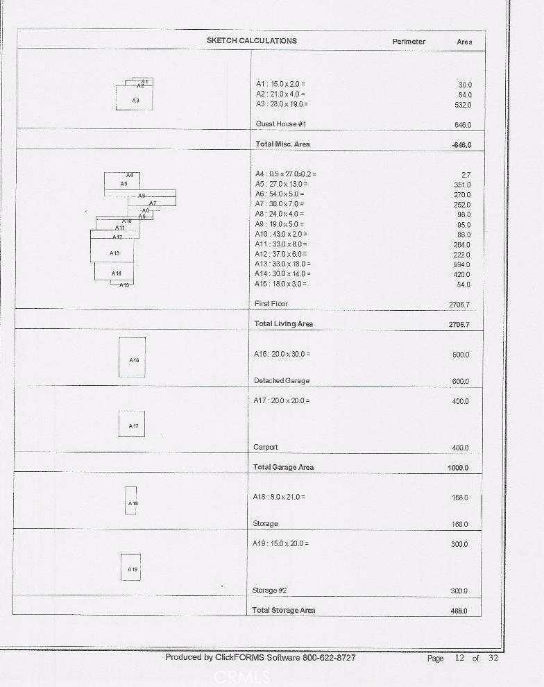 132 Stagecoach Road Bell Canyon, CA 91307 - Photo 2 of 64 Previous Appraisal Measurement PG1