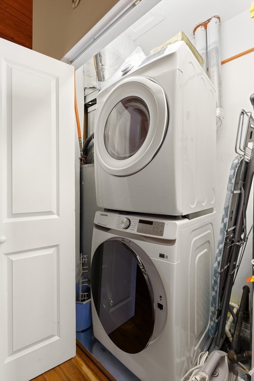 99 Allen Street, Unit 205 Woonsocket, RI 02895 - Photo 30 of 37 a utility room with dryer and washer