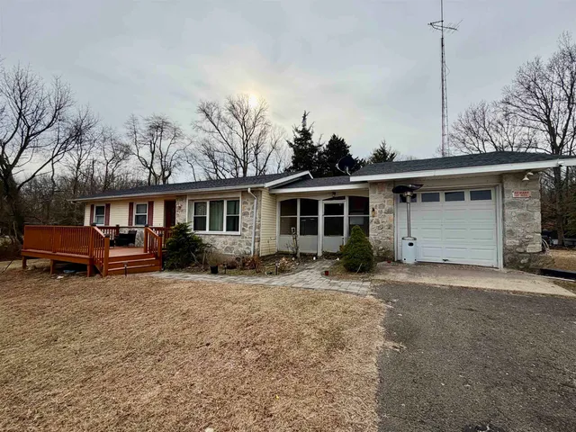 a view of a house with a patio