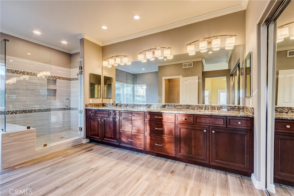 4845 Sky Ridge Drive Yorba Linda, CA 92887 - Photo 31 of 74 Main level bedroom's bathroom