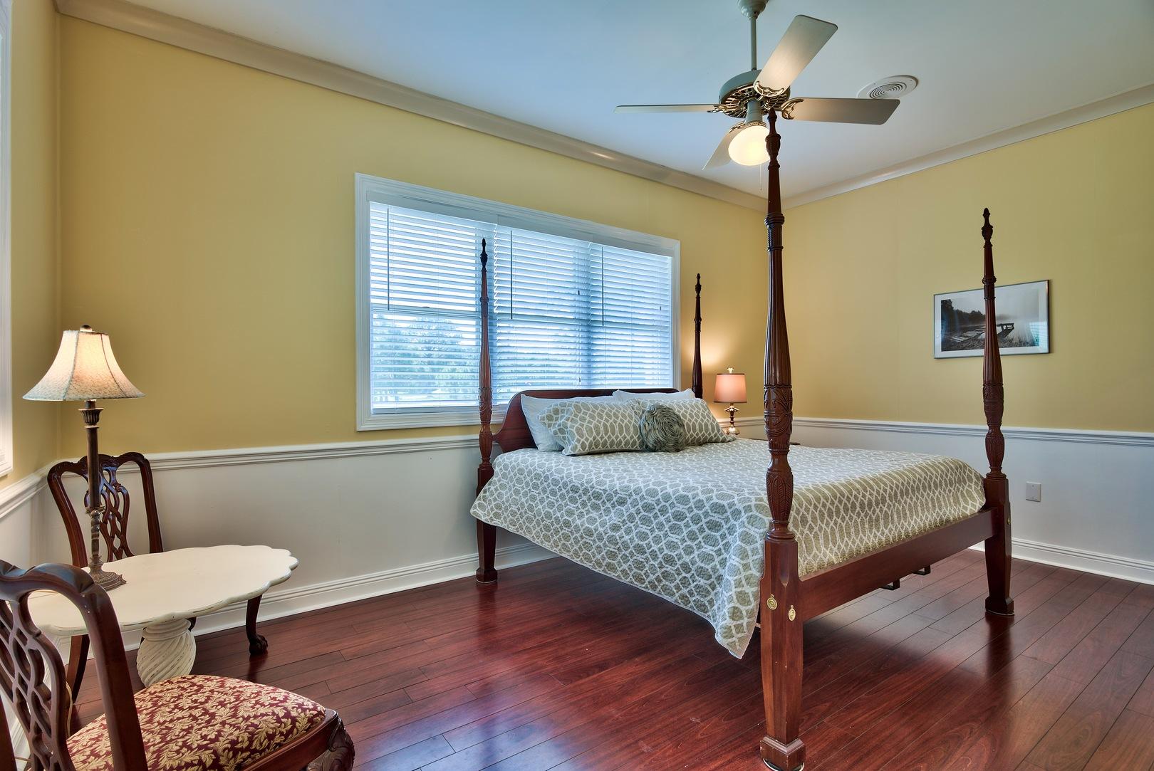 8 Weekewachee Circle Destin, FL 32541 - Photo 20 of 26 a bedroom with a bed window and a chair