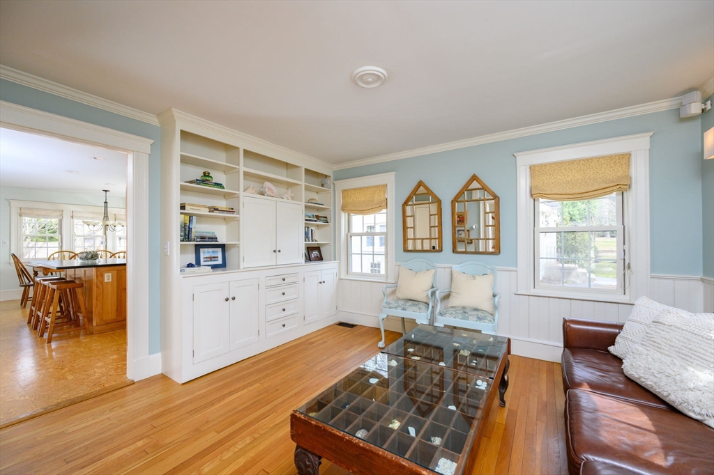 30 Ridge Road Milton, MA 02186 - Photo 13 of 33 a living room with furniture and a wooden floor