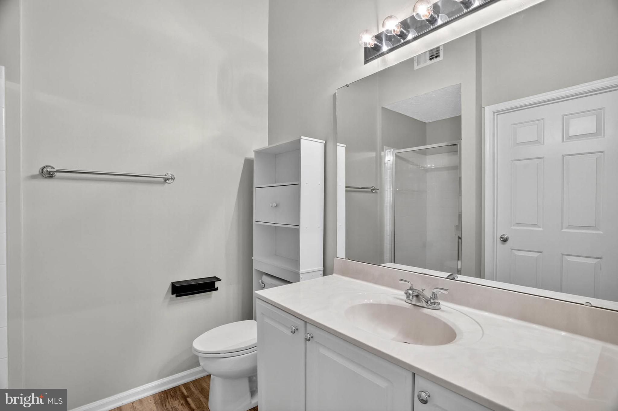 2512 Summers Ridge Drive Odenton, MD 21113 - Photo 22 of 37 a bathroom with a sink a toilet a mirror and shower