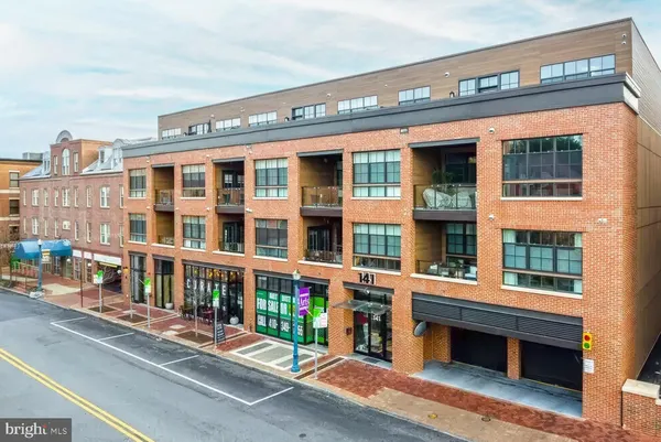 a large building with a window
