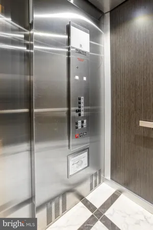 a view of a door and a window