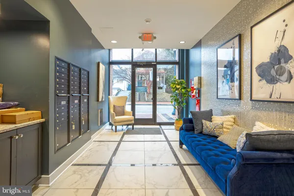 a view of a brick wall