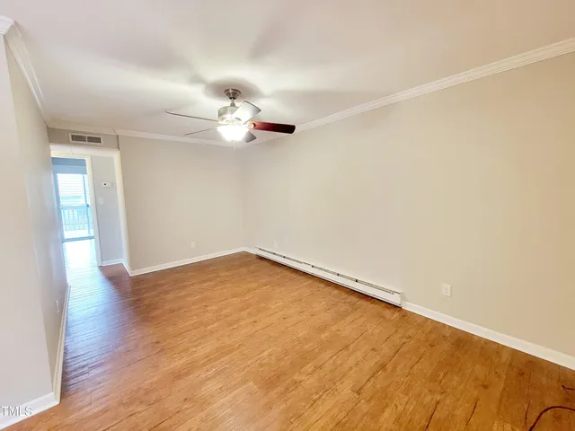 wooden floor in an empty room
