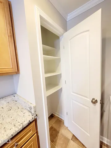 a view of kitchen island