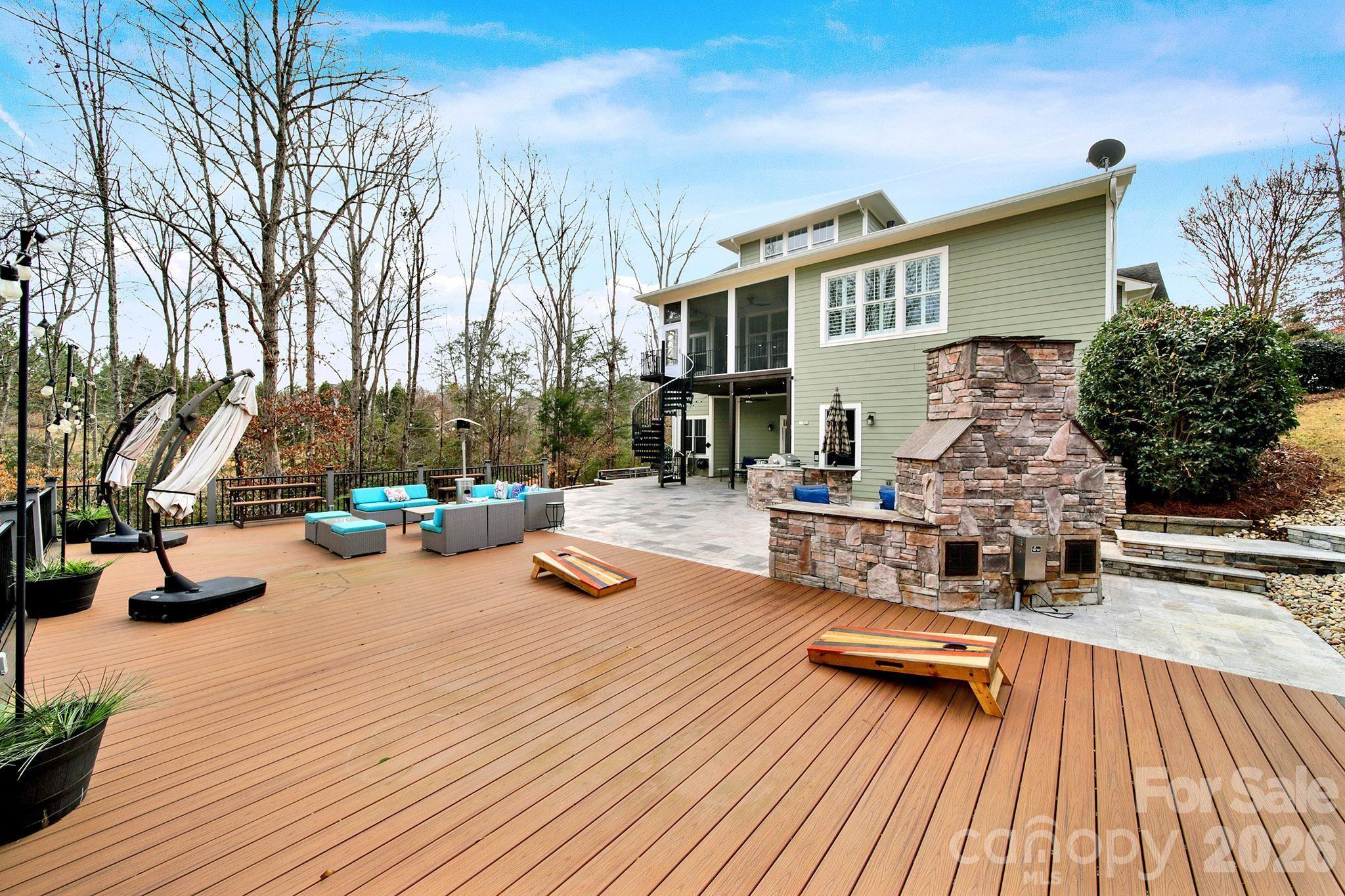 2112 Tatton Hall Road Fort Mill, SC 29715 - Photo 38 of 46 a view of a patio with swimming pool table and chairs