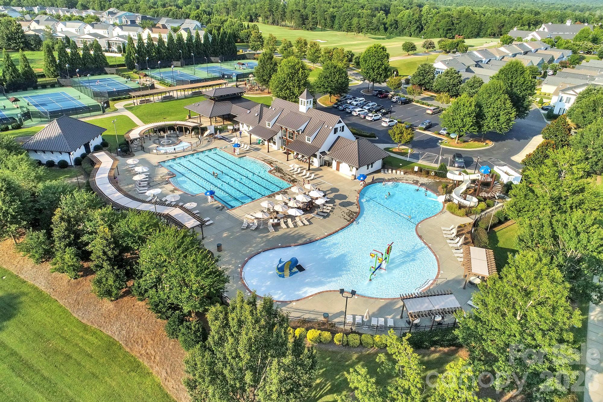 2112 Tatton Hall Road Fort Mill, SC 29715 - Photo 44 of 46 a view of a swimming pool with a yard