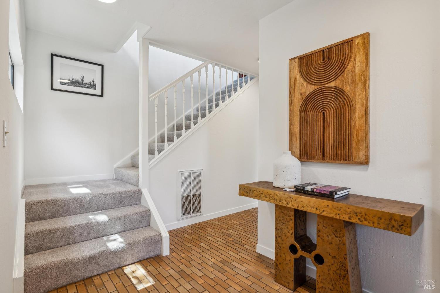 480 Live Oak Drive Mill Valley, CA 94941 - Photo 27 of 71 a view of entryway and hall with wooden floor
