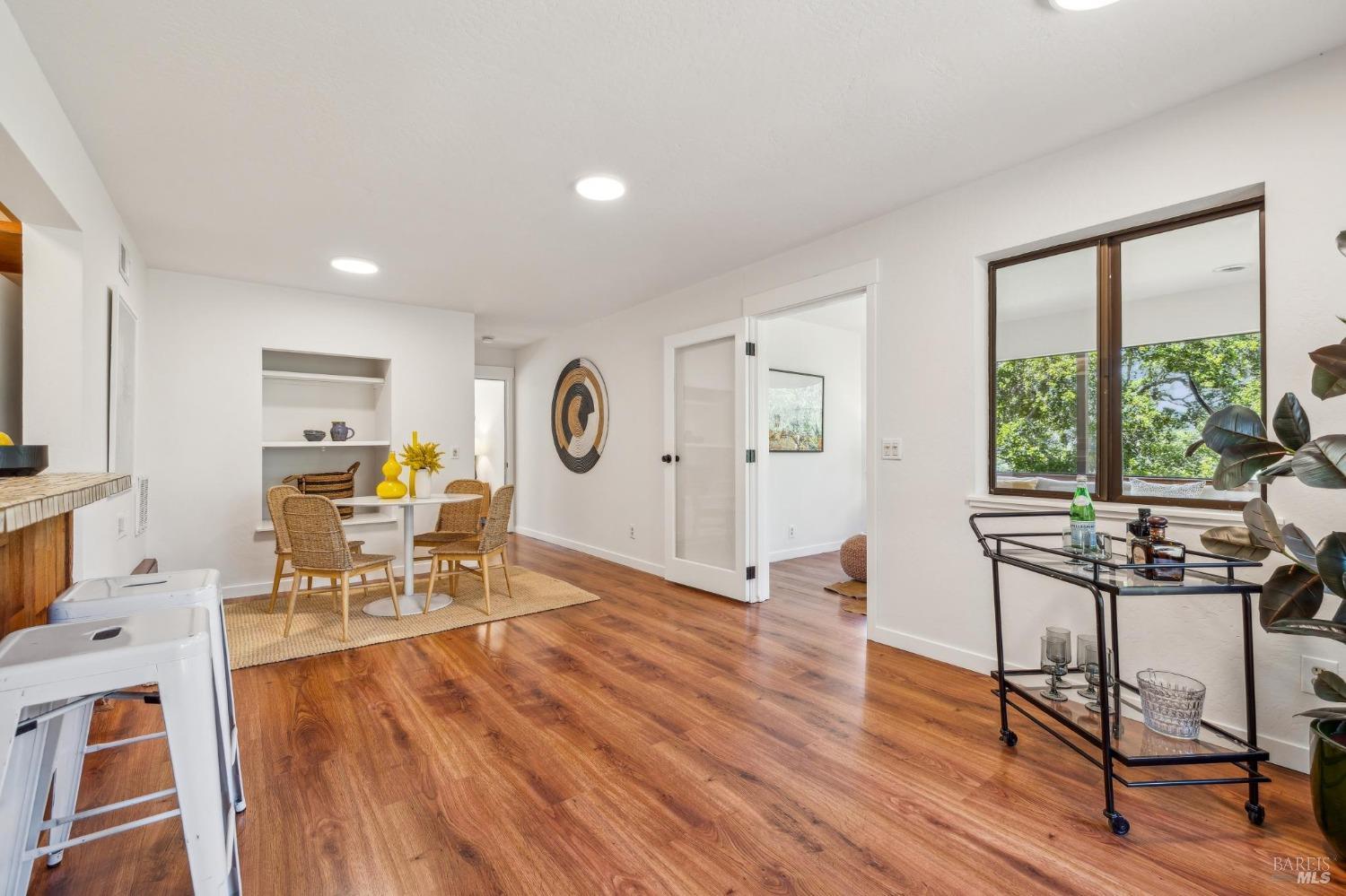 480 Live Oak Drive Mill Valley, CA 94941 - Photo 49 of 71 a living room with furniture a window and gym equipment