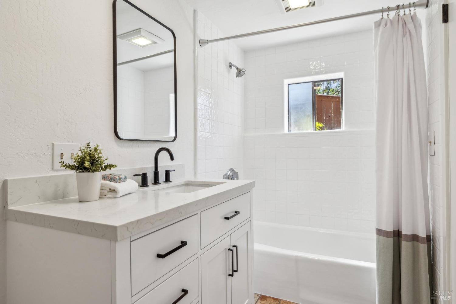 480 Live Oak Drive Mill Valley, CA 94941 - Photo 57 of 71 a bathroom with a sink and a mirror