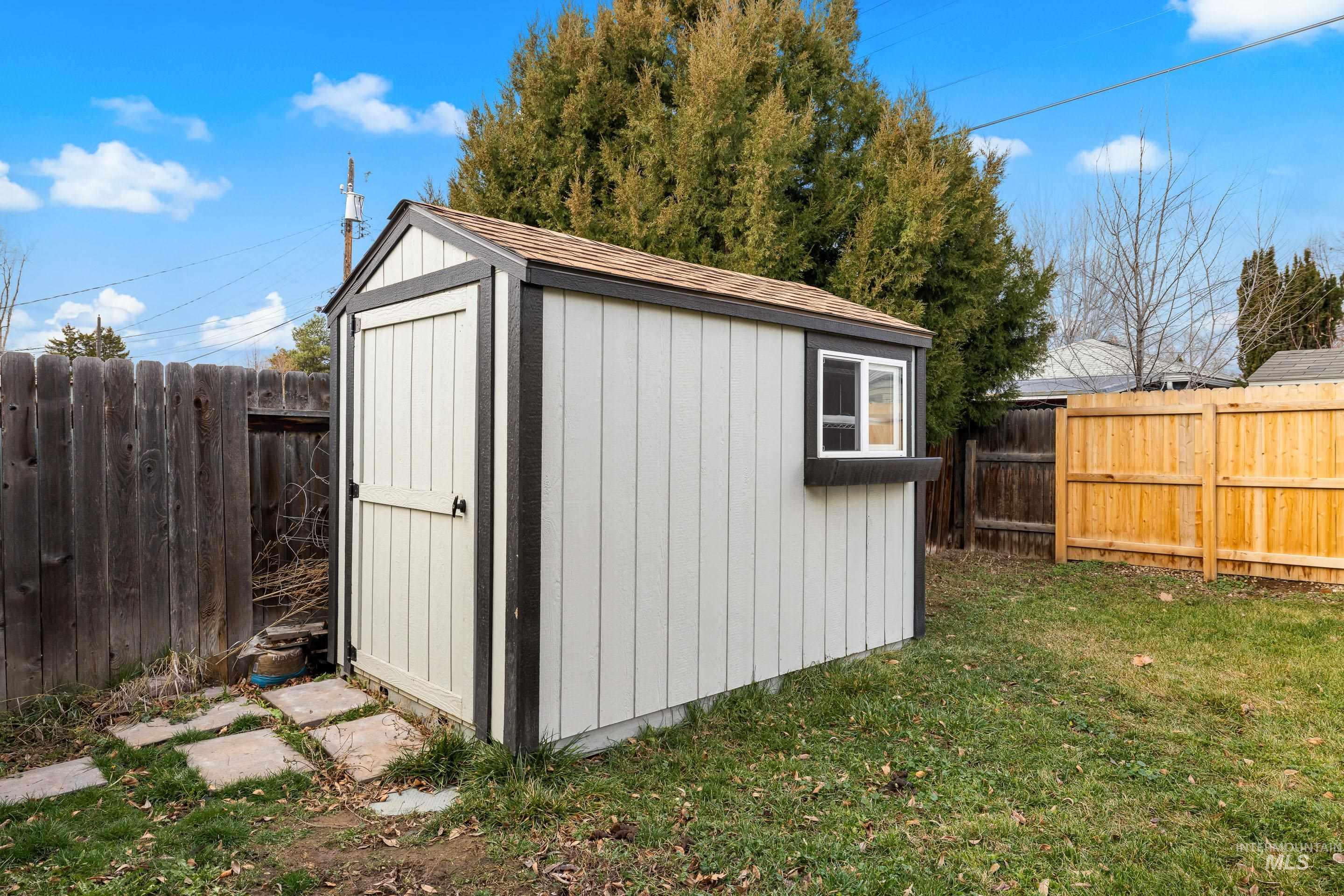 2824 West Kathryn Street Boise, ID 83705 - Photo 39 of 40 View of shed featuring a fenced backyard