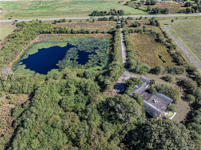 a garden view with a seating space