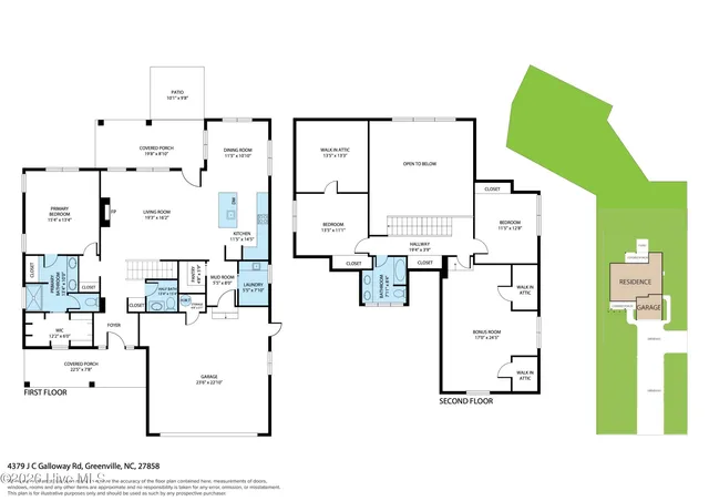 $449,900 | 4379 J C Galloway Road, Greenville, NC 27858