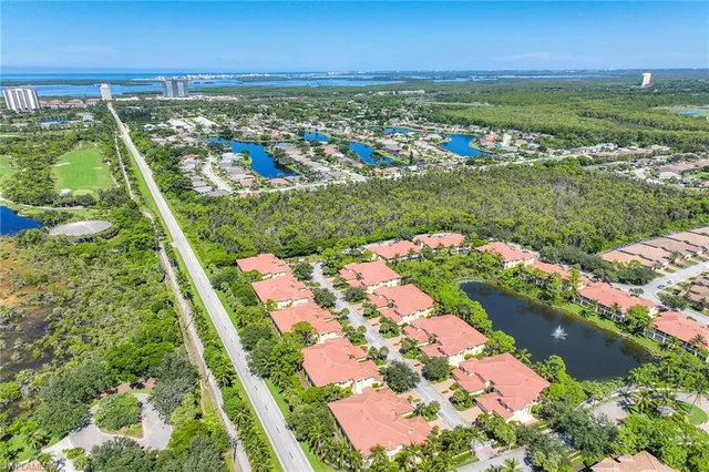 a view of a city with an ocean