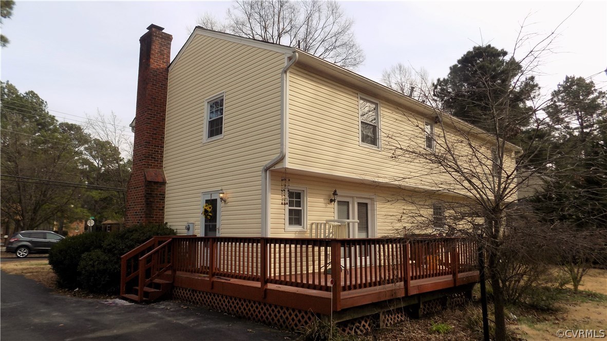 5330 Hopkins Road Richmond, VA 23234 - Photo 4 of 43 Rear deck with french doors