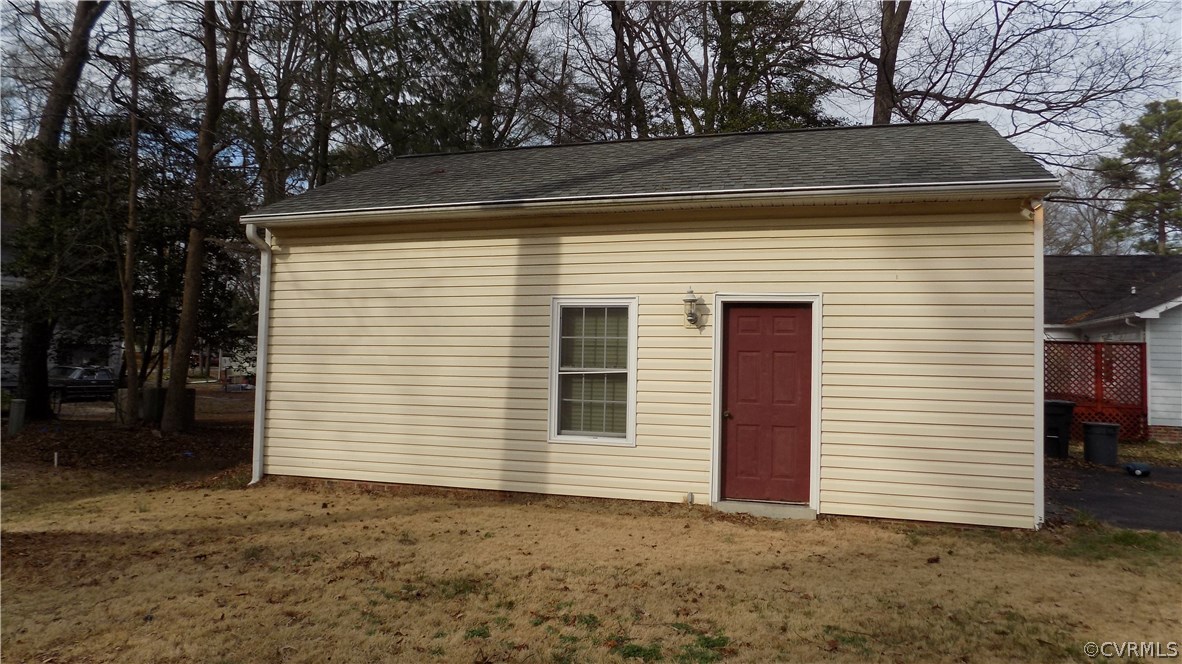 5330 Hopkins Road Richmond, VA 23234 - Photo 8 of 43 Detached two car garage with garage door openers.