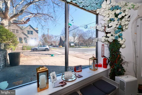 a view of a workspace with a window