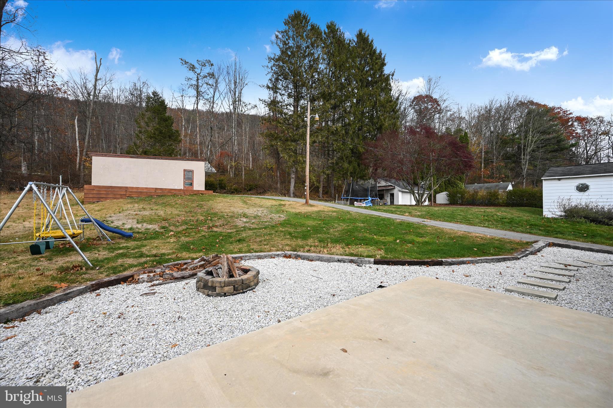 1012 Fountain Street Ashland, PA 17921 - Photo 26 of 34 a view of a backyard with a fountain
