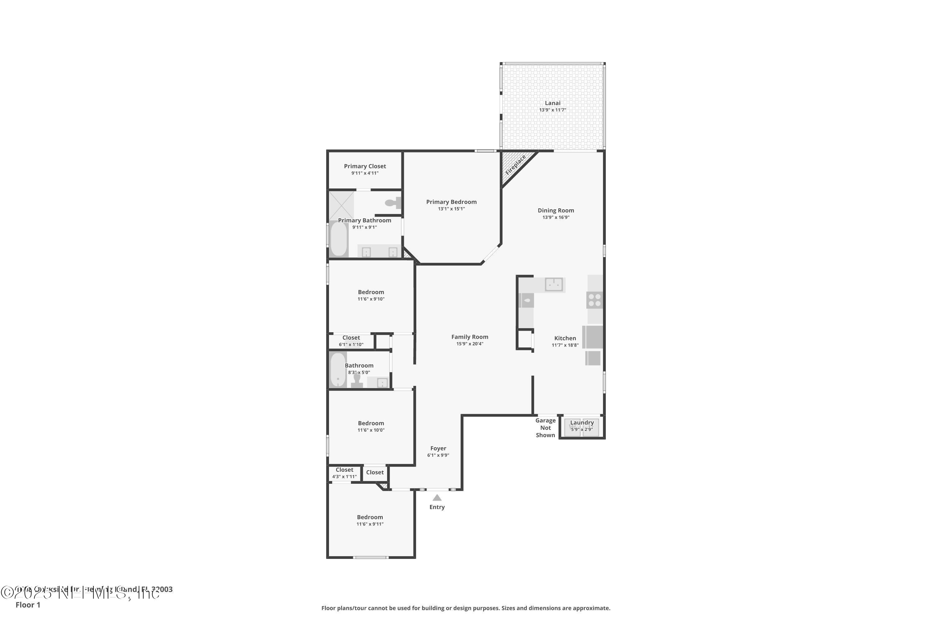 1608 Dockside Drive Fleming Island, FL 32003 - Photo 61 of 61 Floor Plan