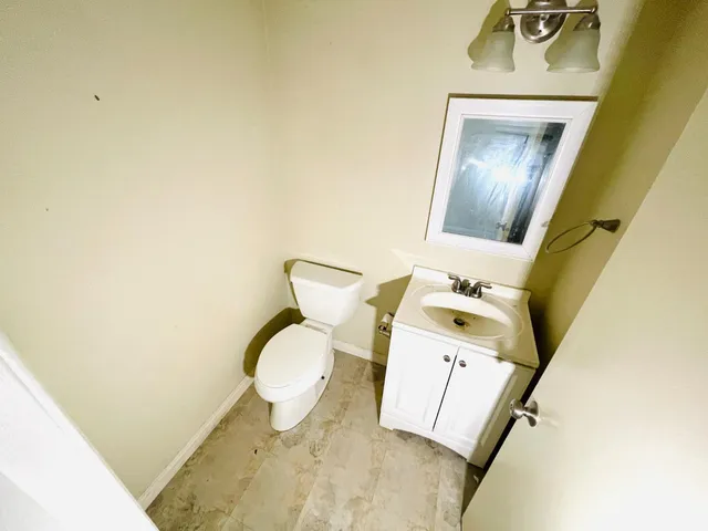 a bathroom with a toilet