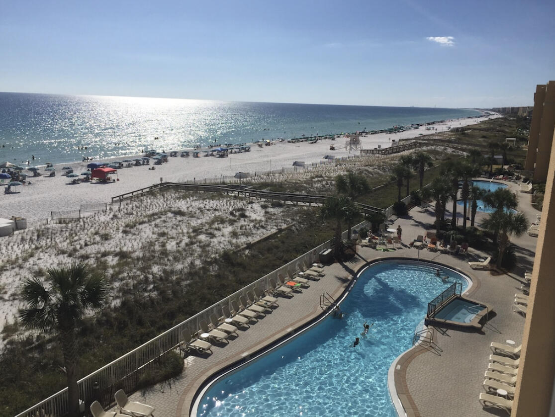 1150 Santa Rosa Boulevard, Unit 502 Fort Walton Beach, FL 32548 - Photo 30 of 43 an aerial view of beach and ocean