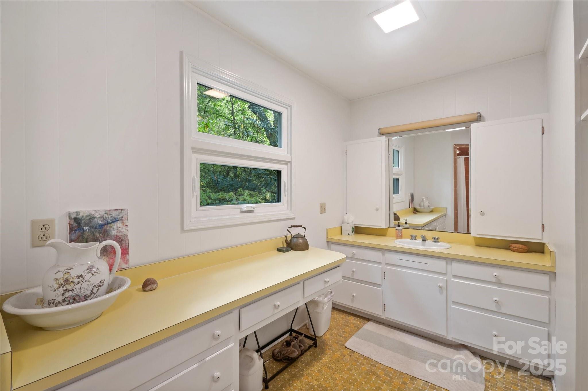 909 Green Hill Road Brevard, NC 28712 - Photo 17 of 44 a bathroom with a sink and a window
