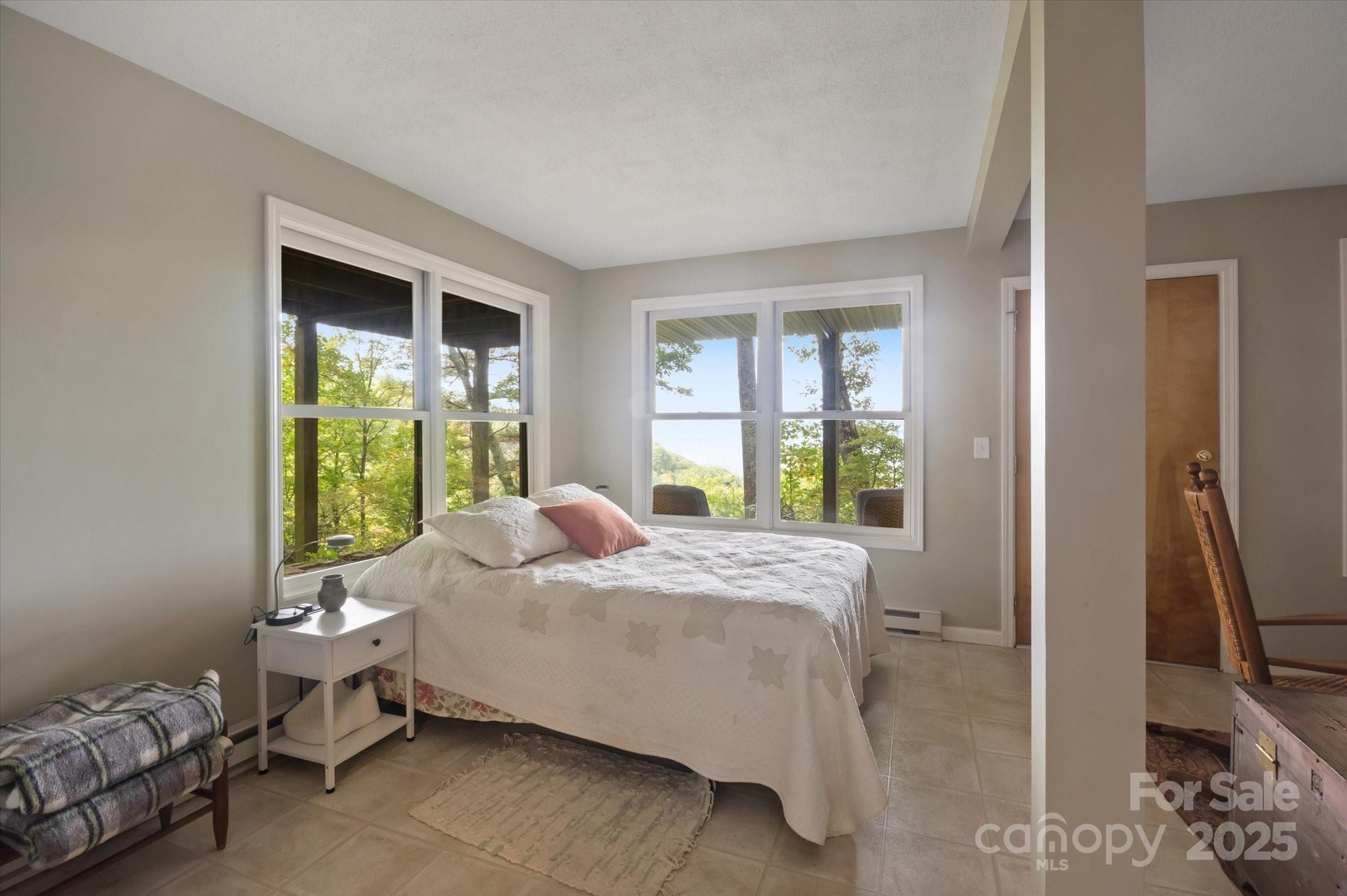 909 Green Hill Road Brevard, NC 28712 - Photo 29 of 44 a bedroom with a bed and a window