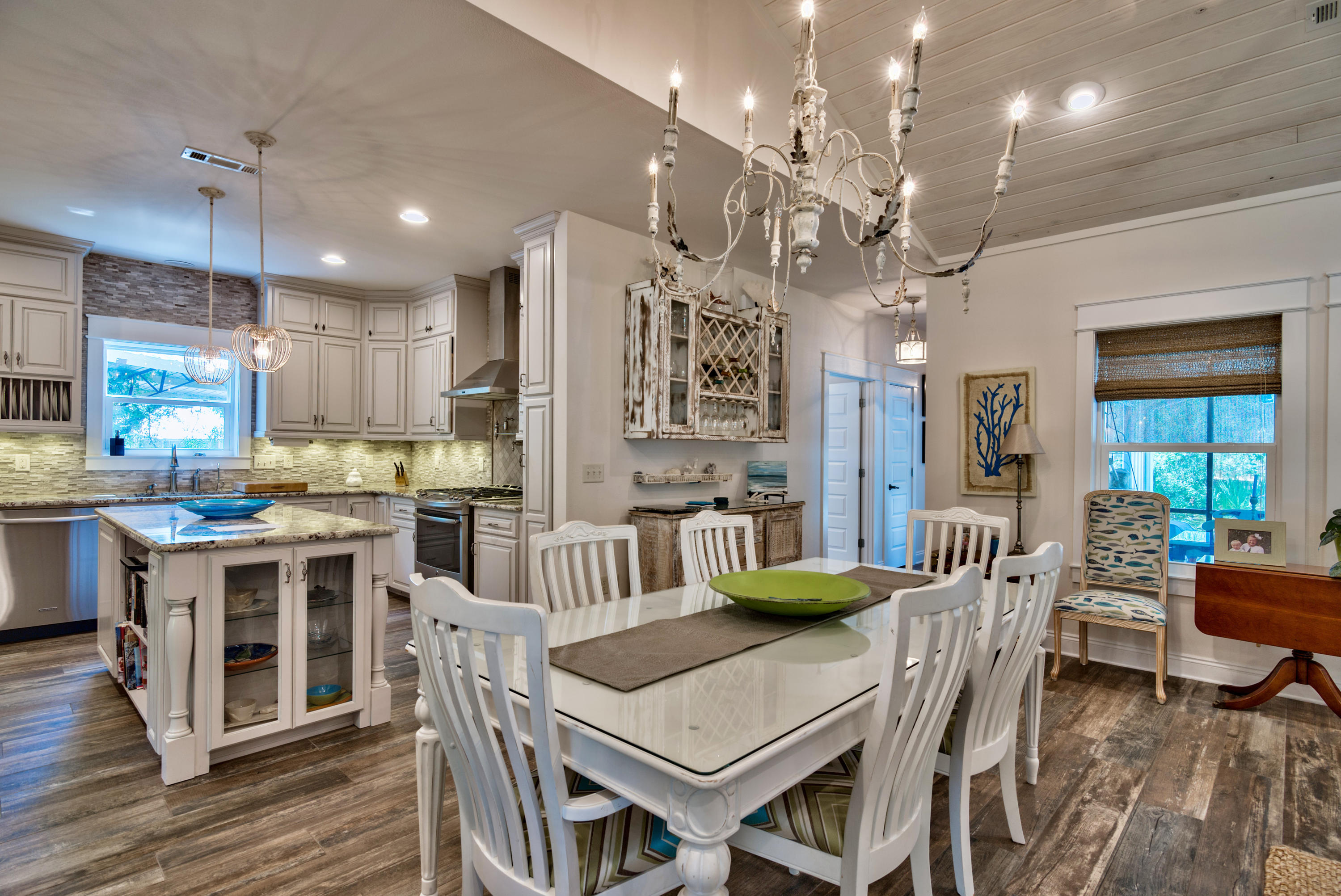 170 Sunrise Circle Santa Rosa Beach, FL 32459 - Photo 7 of 37 a large kitchen with a table and chairs