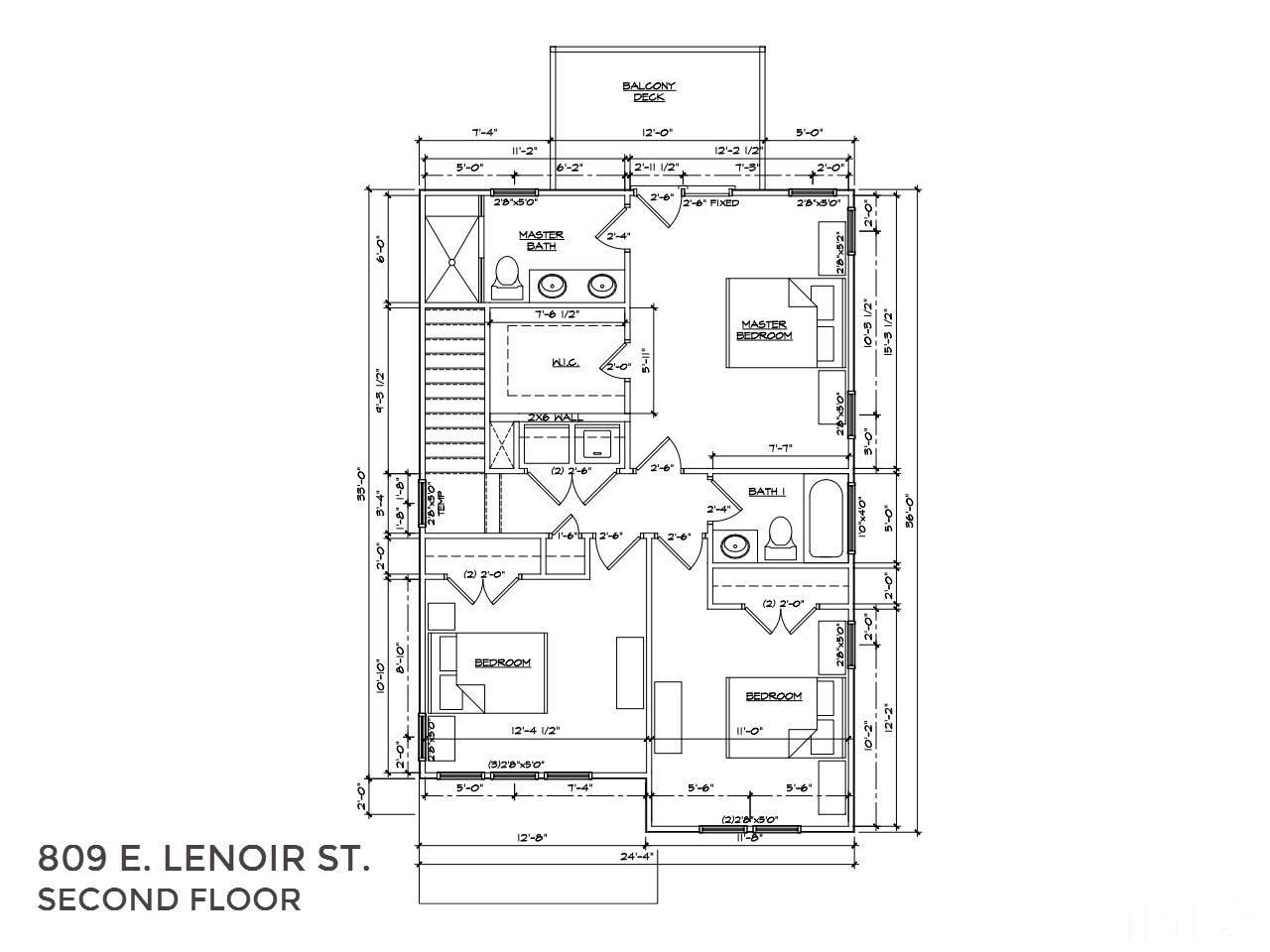 809 East Lenoir Street Raleigh, NC 27601 - Photo 17 of 20 a picture of a floor plan
