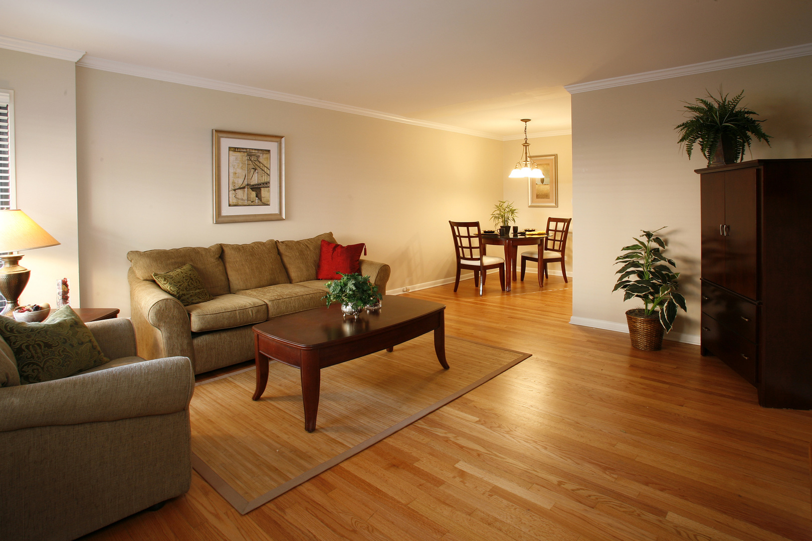 537 Ridge Road, Unit 537 Wilmette, IL 60091 - Photo 3 of 15 a living room with furniture and wooden floor