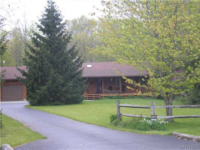 4466 Plank Road Cambria, NY 14094 - Photo 1 of 1 Exterior Front Set back from the road and nestled
