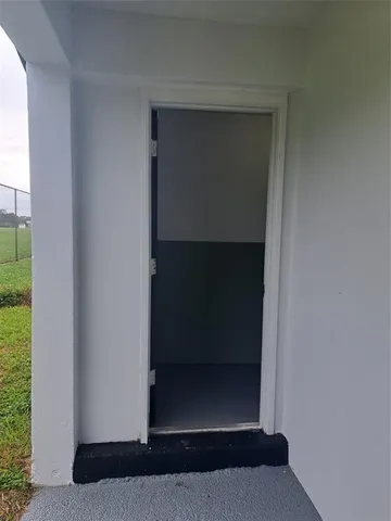 a front view of a house with entryway