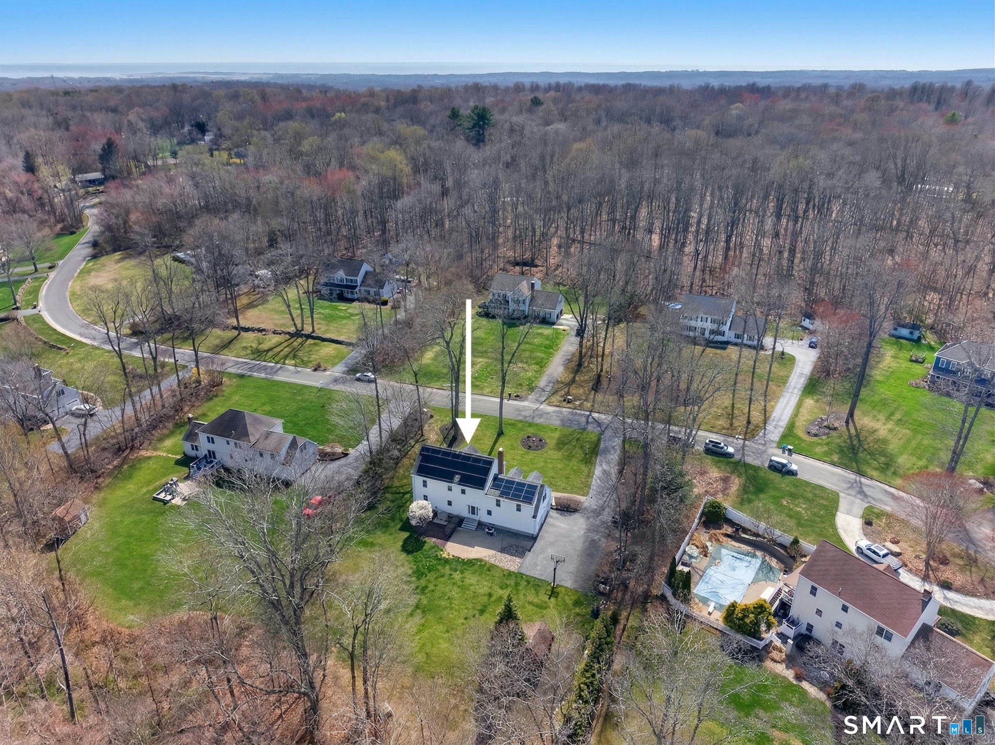 12 Stonewall Lane Clinton, CT 06413 - Photo 28 of 32 an aerial view of a house with outdoor space