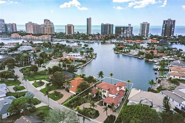 a view of a city with tall buildings