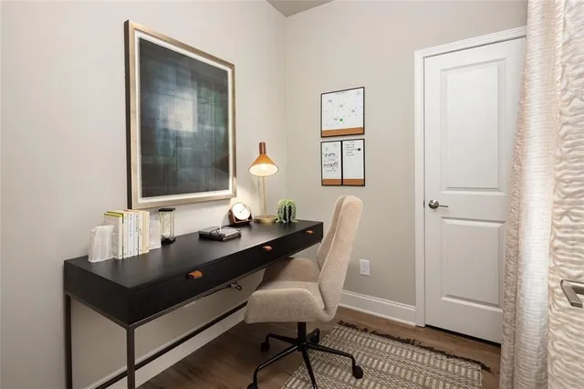 a room with table and chair