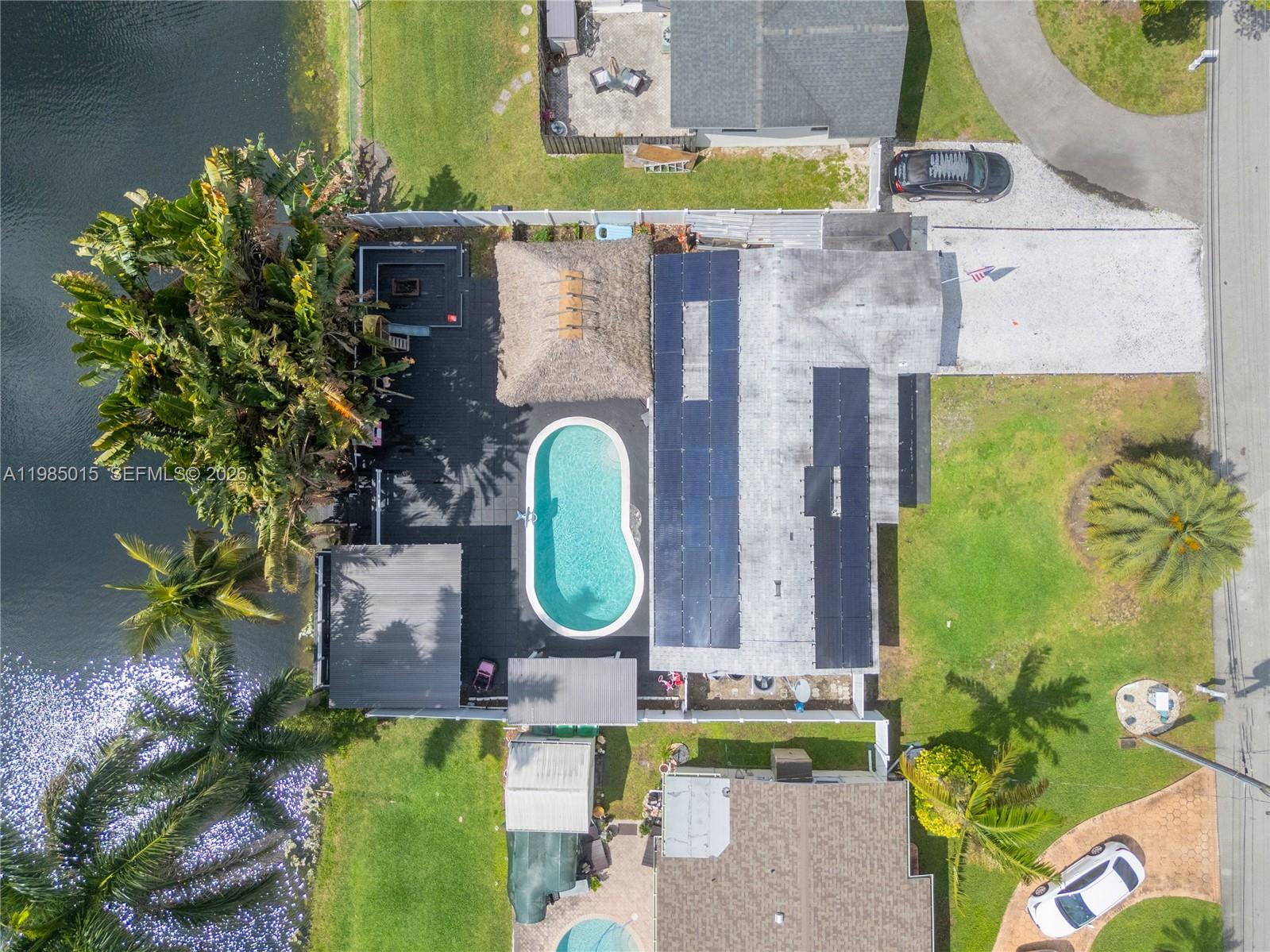5730 Southwest 55th Street Davie, FL 33314 - Photo 25 of 34 an aerial view of a house with a garden