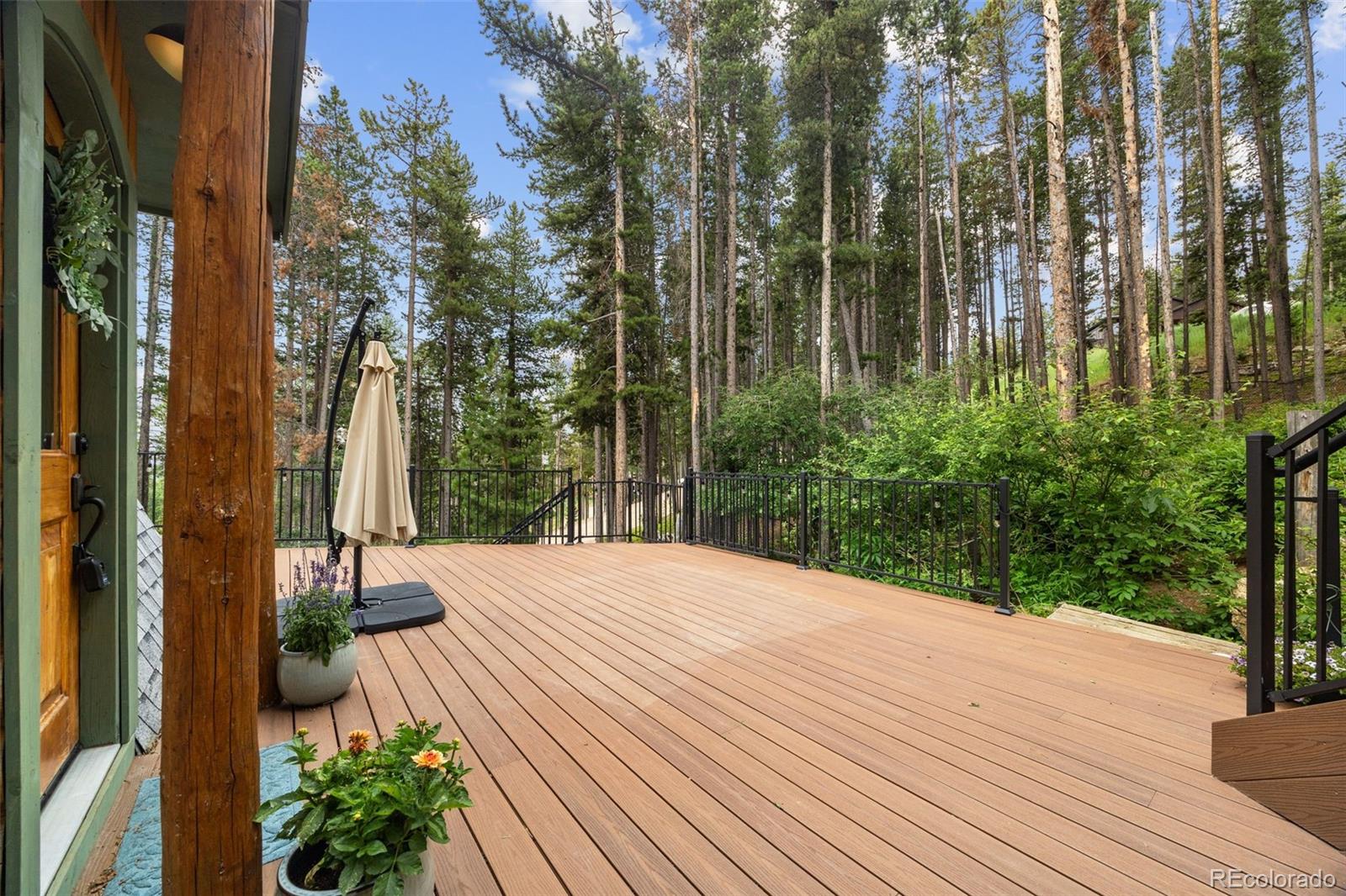 46 Apache Road Evergreen, CO 80439 - Photo 40 of 46 a view of a backyard of the house