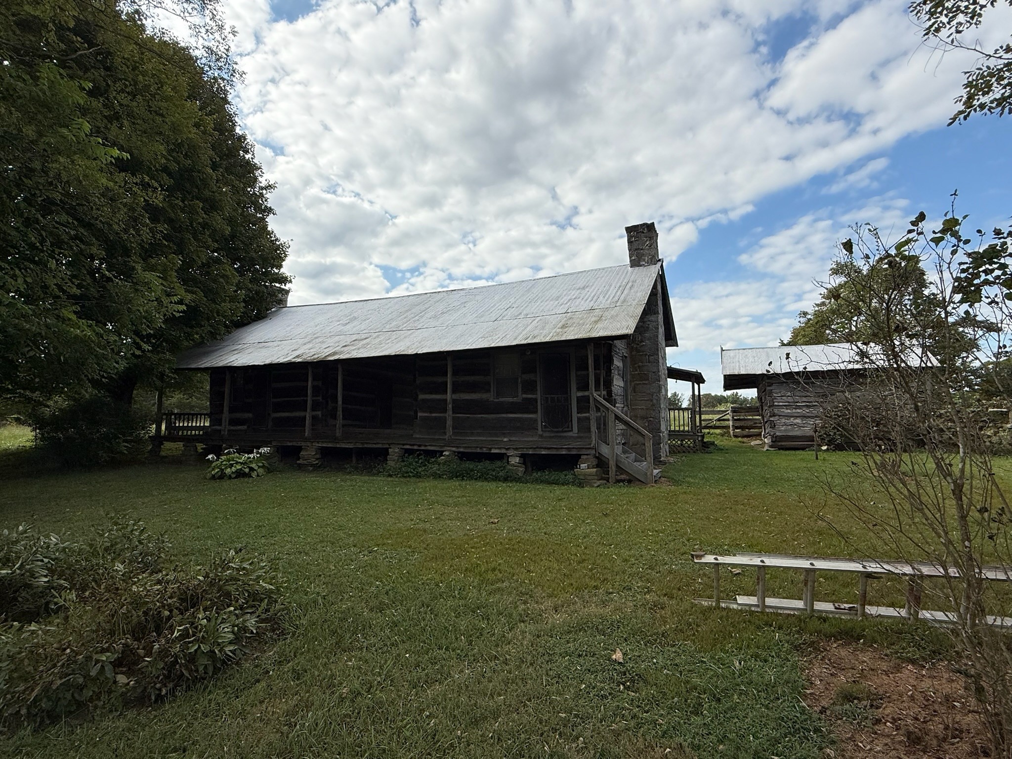 0 County House Road Tompkinsville, KY 42167 - Photo 2 of 37 a view of a small yard in front of a house with a large tree