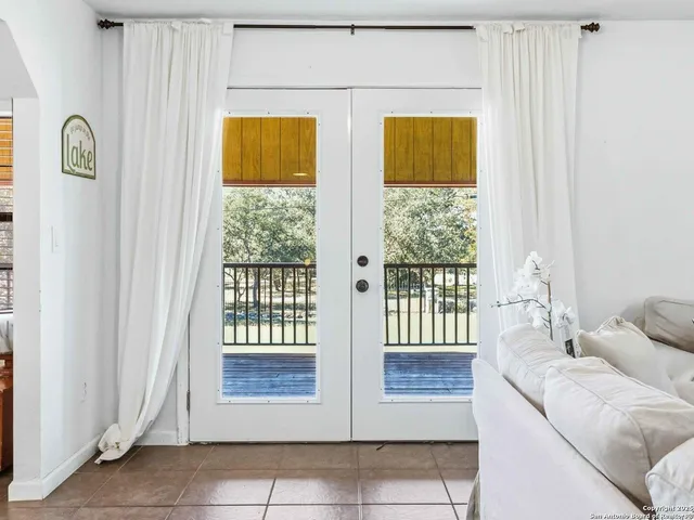 a view of front door